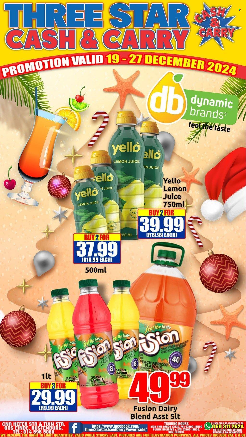 Three Star Cash and Carry specials - 19/12/2024 - 27/12/2024. Page 1
