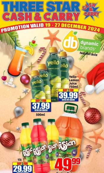 Three Star Cash and Carry catalogue  - 19/12/2024 - 27/12/2024.