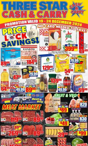 Three Star Cash and Carry catalogue  - 19/12/2024 - 24/12/2024.
