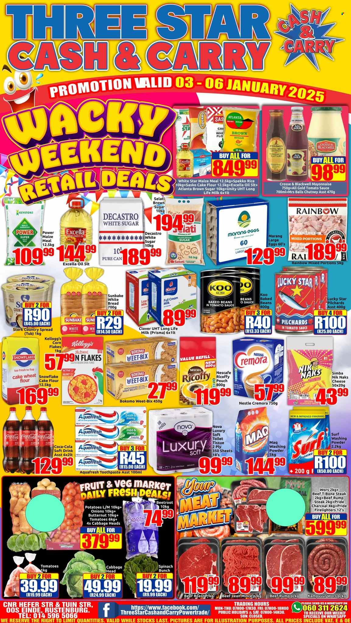 Three Star Cash and Carry specials - 03/01/2025 - 06/01/2025. Page 1