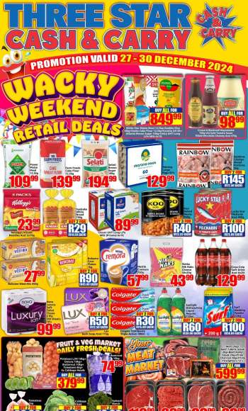 Three Star Cash and Carry catalogue  - 27/12/2024 - 30/12/2024.