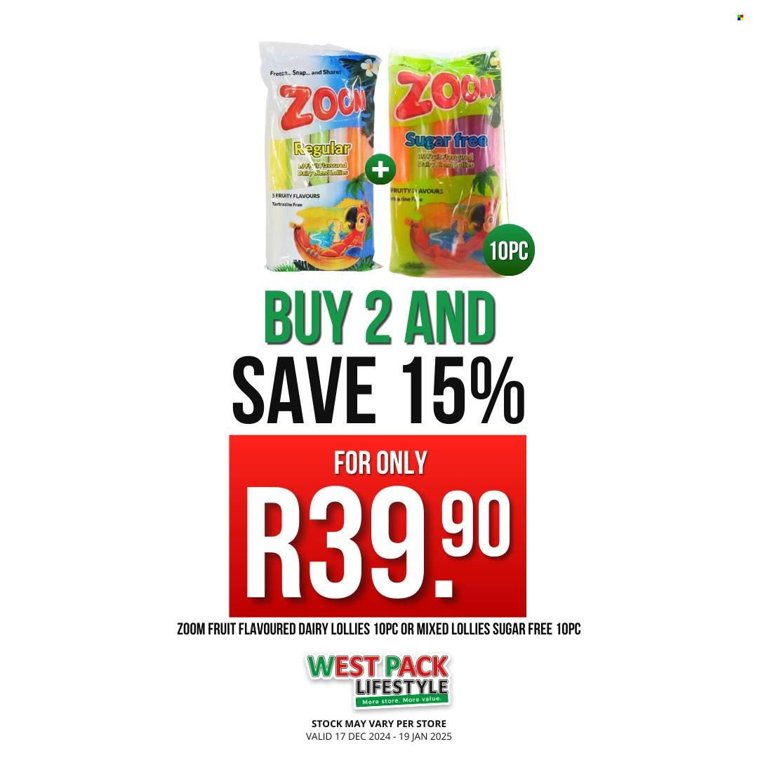 West Pack Lifestyle specials - 17/12/2024 - 19/01/2025. Page 16