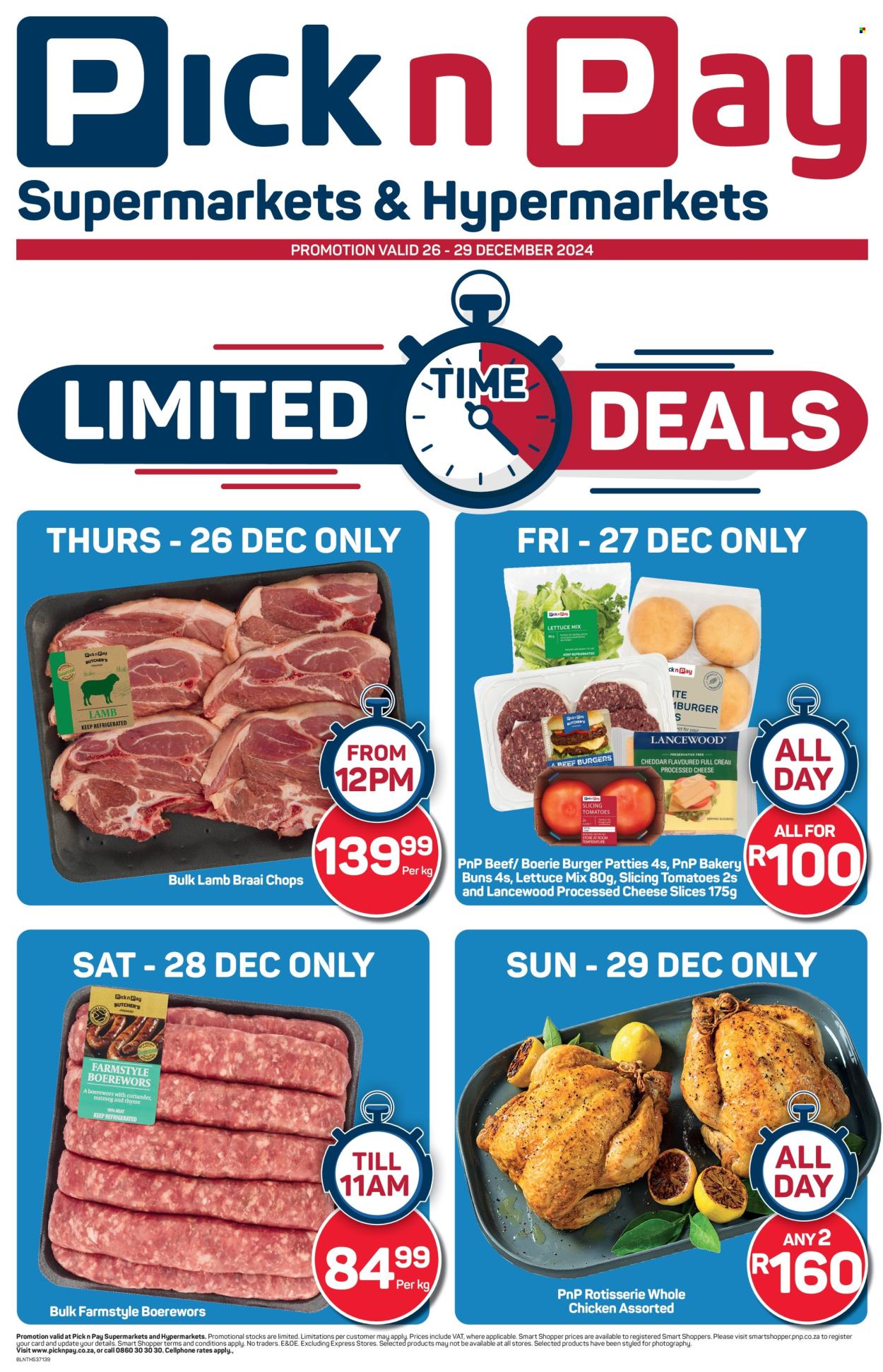 Pick n Pay specials - 26/12/2024 - 29/12/2024. Page 1