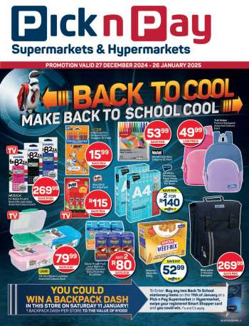Pick n Pay catalogue  - 27/12/2024 - 26/01/2025.