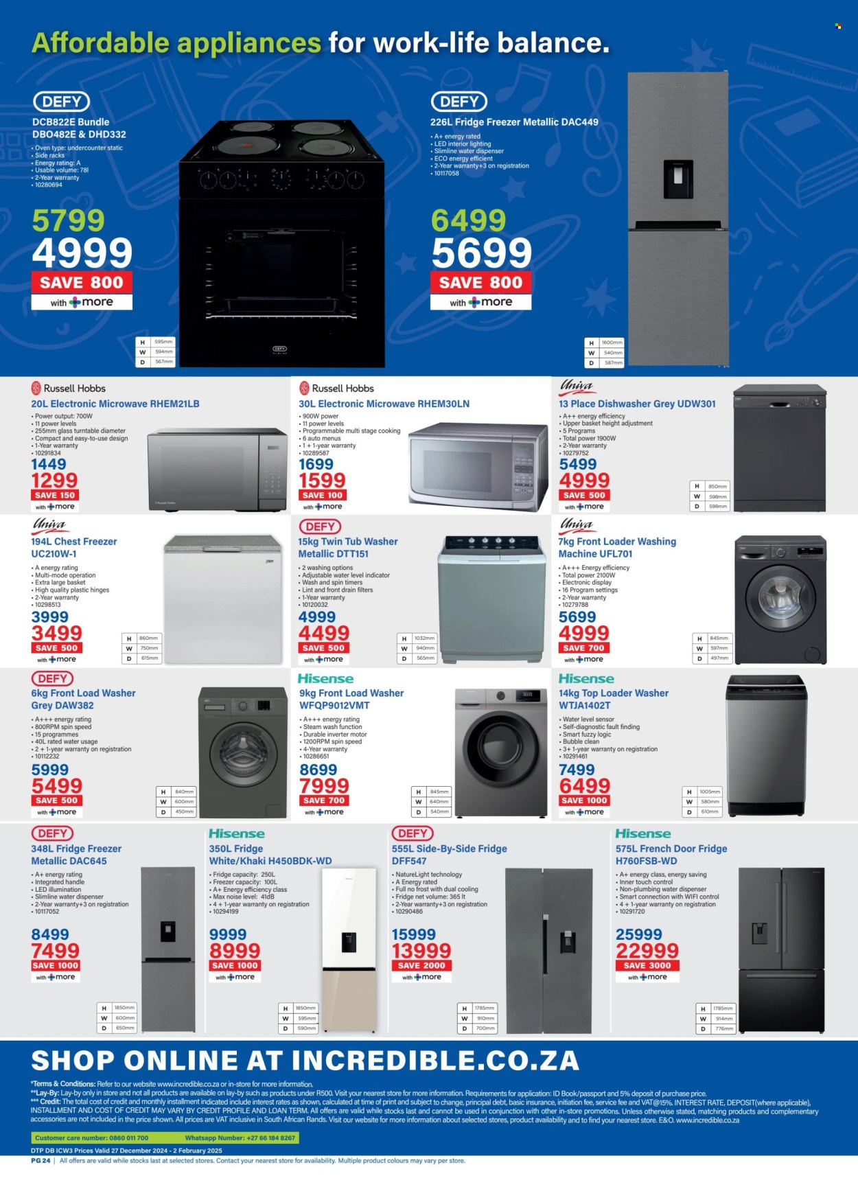 Incredible Connection specials - 27/12/2024 - 02/02/2025. Page 24