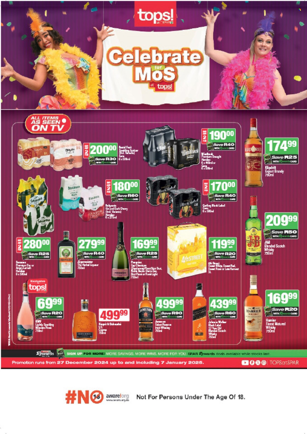 TOPS at SPAR specials - 27/12/2024 - 07/01/2025. Page 1