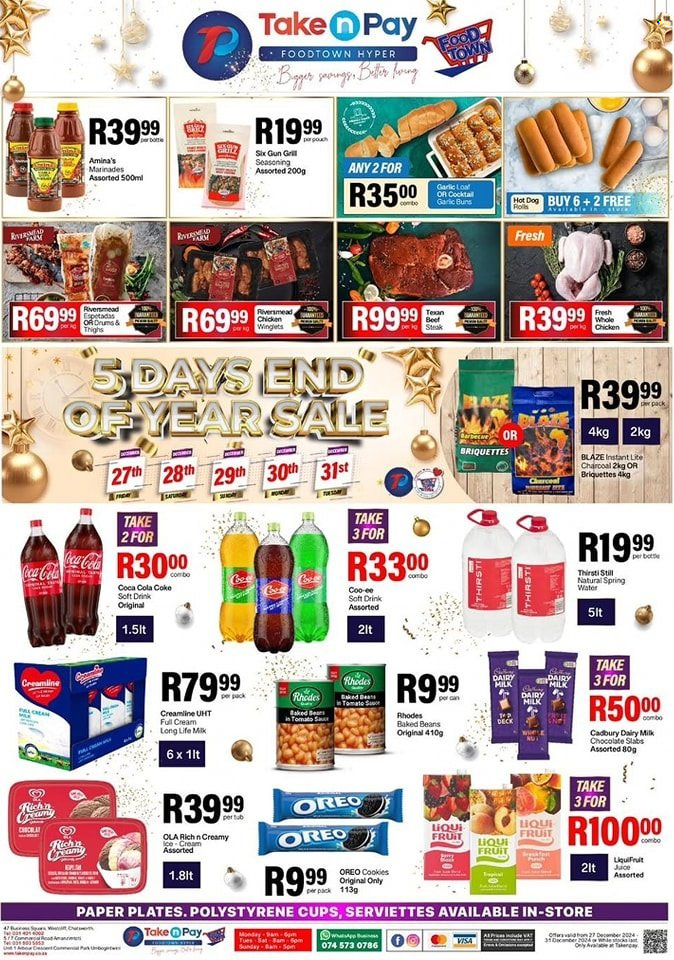 Take n Pay specials - 27/12/2024 - 31/12/2024. Page 1