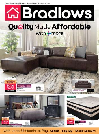 Bradlows catalogue  - 27/12/2024 - 19/01/2025.
