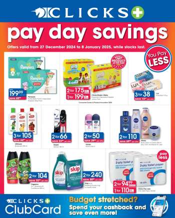 Clicks catalogue  - 27/12/2024 - 08/01/2025.