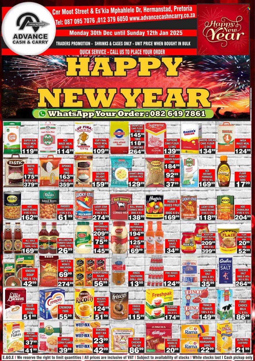 Advance Cash & Carry specials - 30/12/2024 - 12/01/2025. Page 1