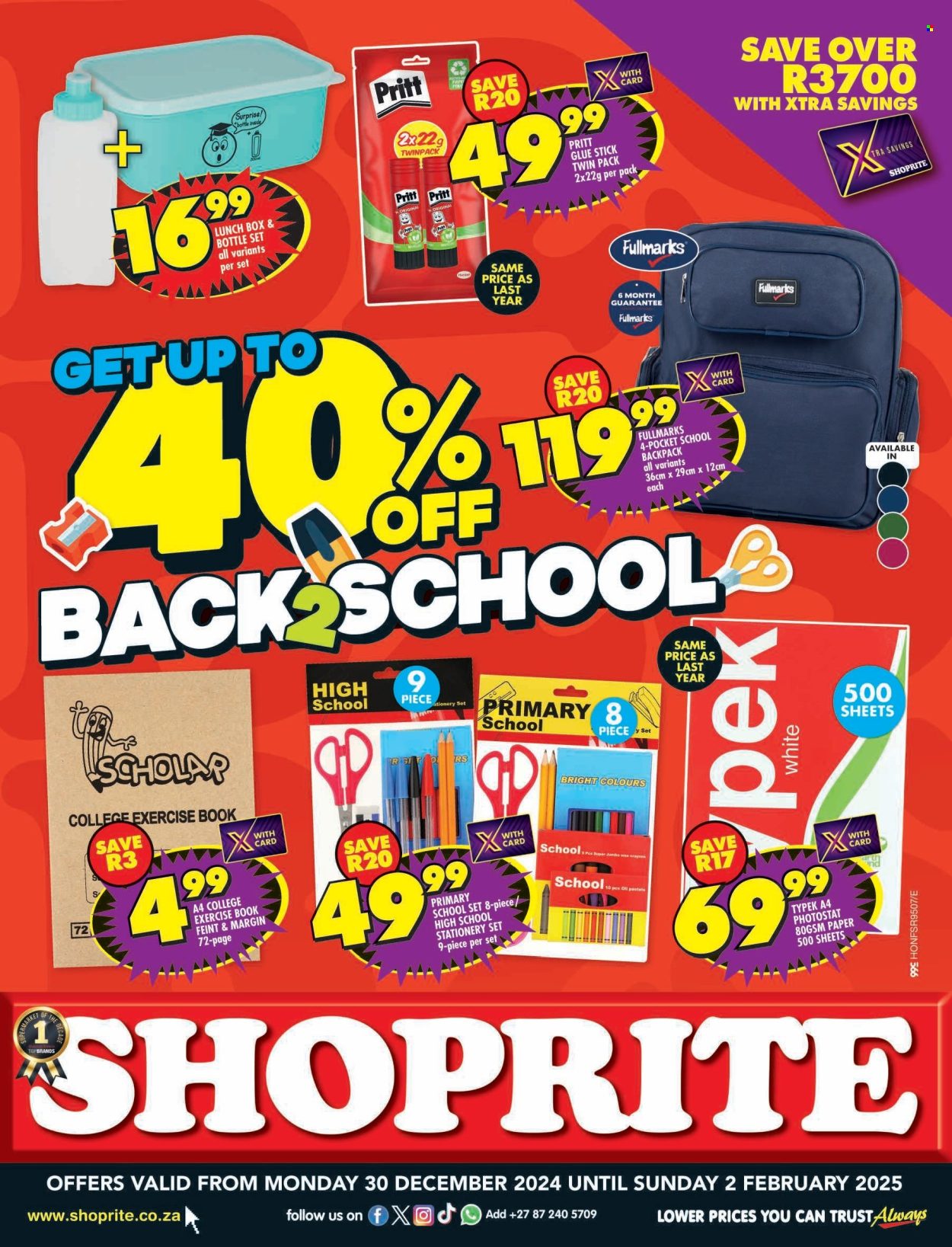 Shoprite specials - 30/12/2024 - 02/02/2025. Page 1