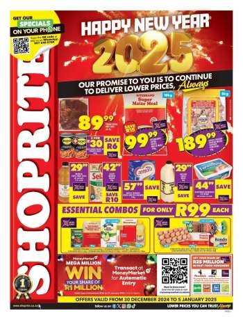 Shoprite catalogue  - 30/12/2024 - 05/01/2025.