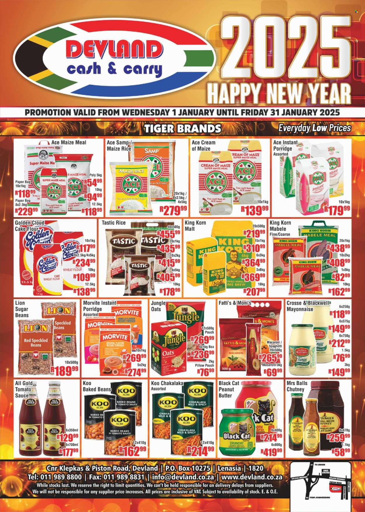 Devland specials - 01/01/2025 - 31/01/2025. Page 1