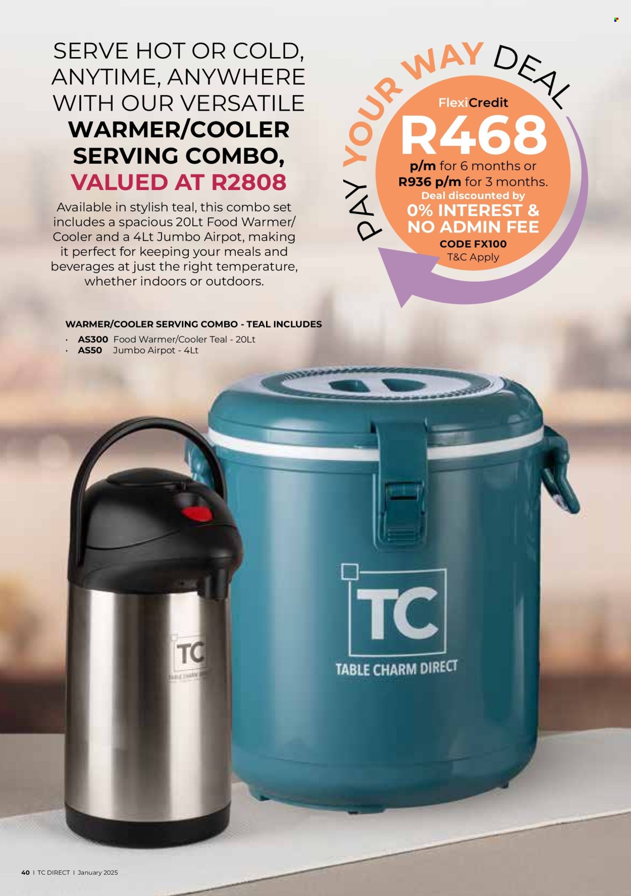 Table Charm Direct specials - 01/01/2025 - 31/01/2025. Page 40