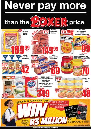 Boxer catalogue  - 02/01/2025 - 22/01/2025.