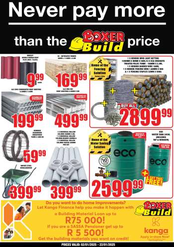Boxer catalogue  - 02/01/2025 - 22/01/2025.