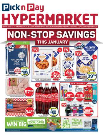 Pick n Pay Hypermarket catalogue  - 02/01/2025 - 22/01/2025.