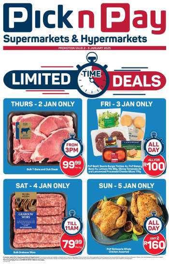 Pick n Pay catalogue  - 02/01/2025 - 05/01/2025.