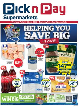 Pick n Pay Supermarket catalogue  - 02/01/2025 - 22/01/2025.