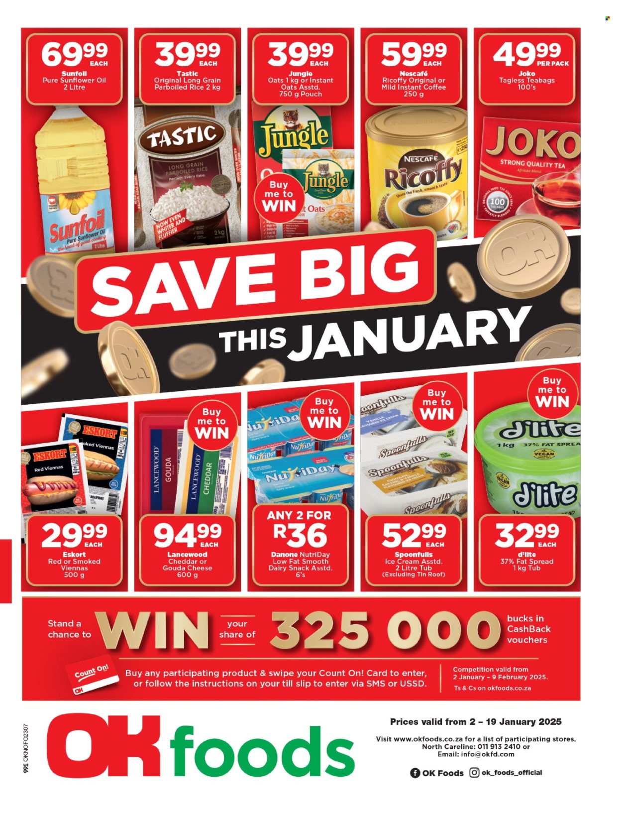OK Foods specials - 02/01/2025 - 19/01/2025. Page 1