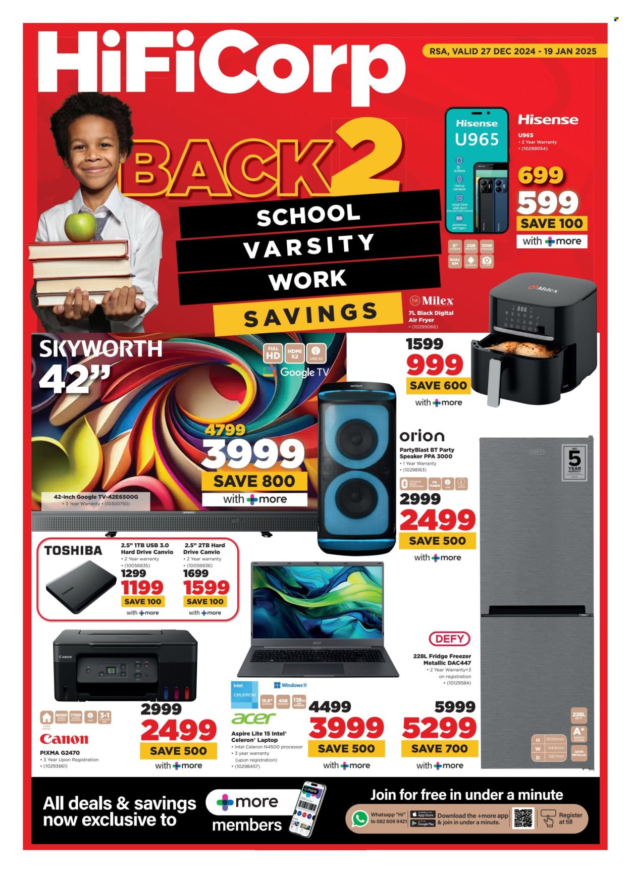 HiFi Corp specials - 27/12/2024 - 19/01/2025. Page 1