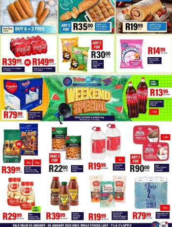 Take n Pay catalogue  - 03/01/2025 - 05/01/2025.