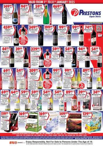Prestons Liquor Stores catalogue  - 01/01/2025 - 31/01/2025.
