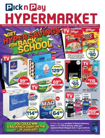 Pick n Pay Hypermarket catalogue  - 06/01/2025 - 22/01/2025.
