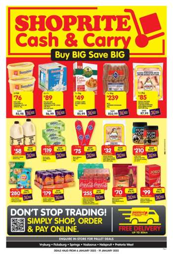 Shoprite catalogue  - 06/01/2025 - 19/01/2025.