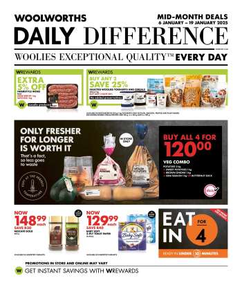 Woolworths catalogue  - 06/01/2025 - 19/01/2025.
