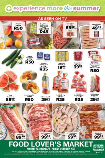 Food Lover's Market catalogue  - 06/01/2025 - 12/01/2025.
