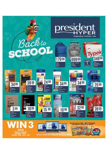 President Hyper catalogue  - 23/12/2024 - 31/01/2025.