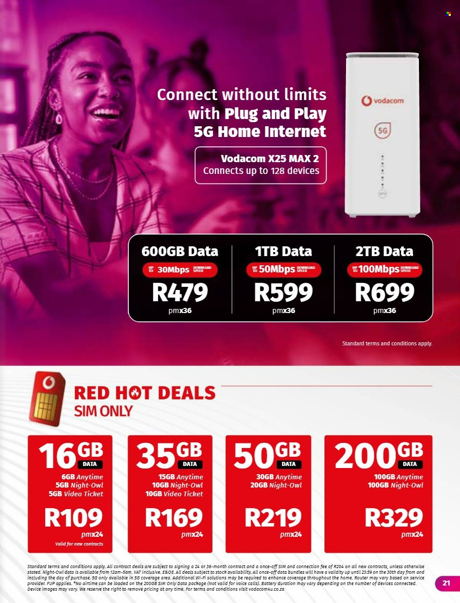 Vodacom specials - 07/01/2025 - 06/02/2025. Page 21