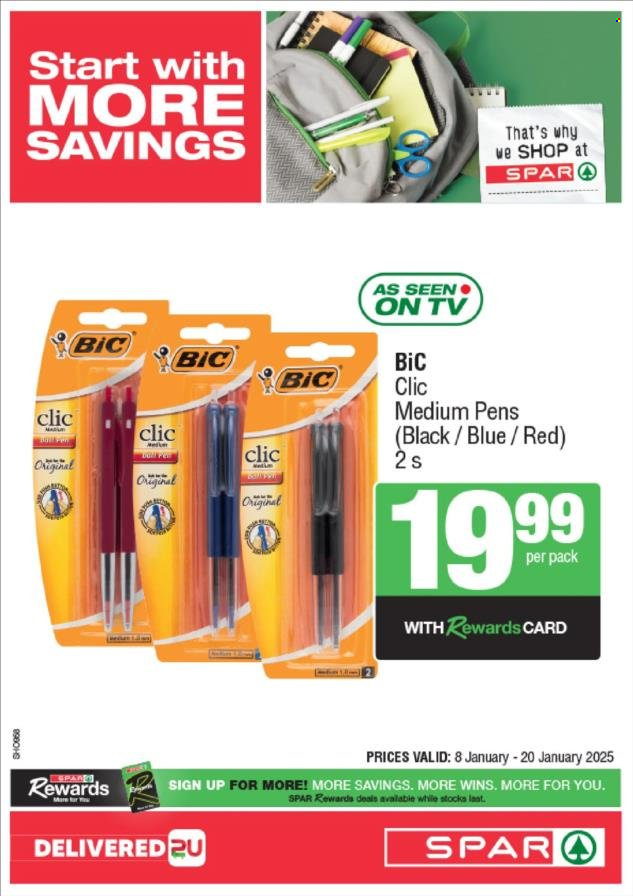 SPAR specials - 08/01/2025 - 20/01/2025. Page 1