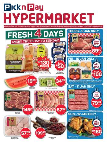 Pick n Pay Hypermarket catalogue  - 09/01/2025 - 12/01/2025.