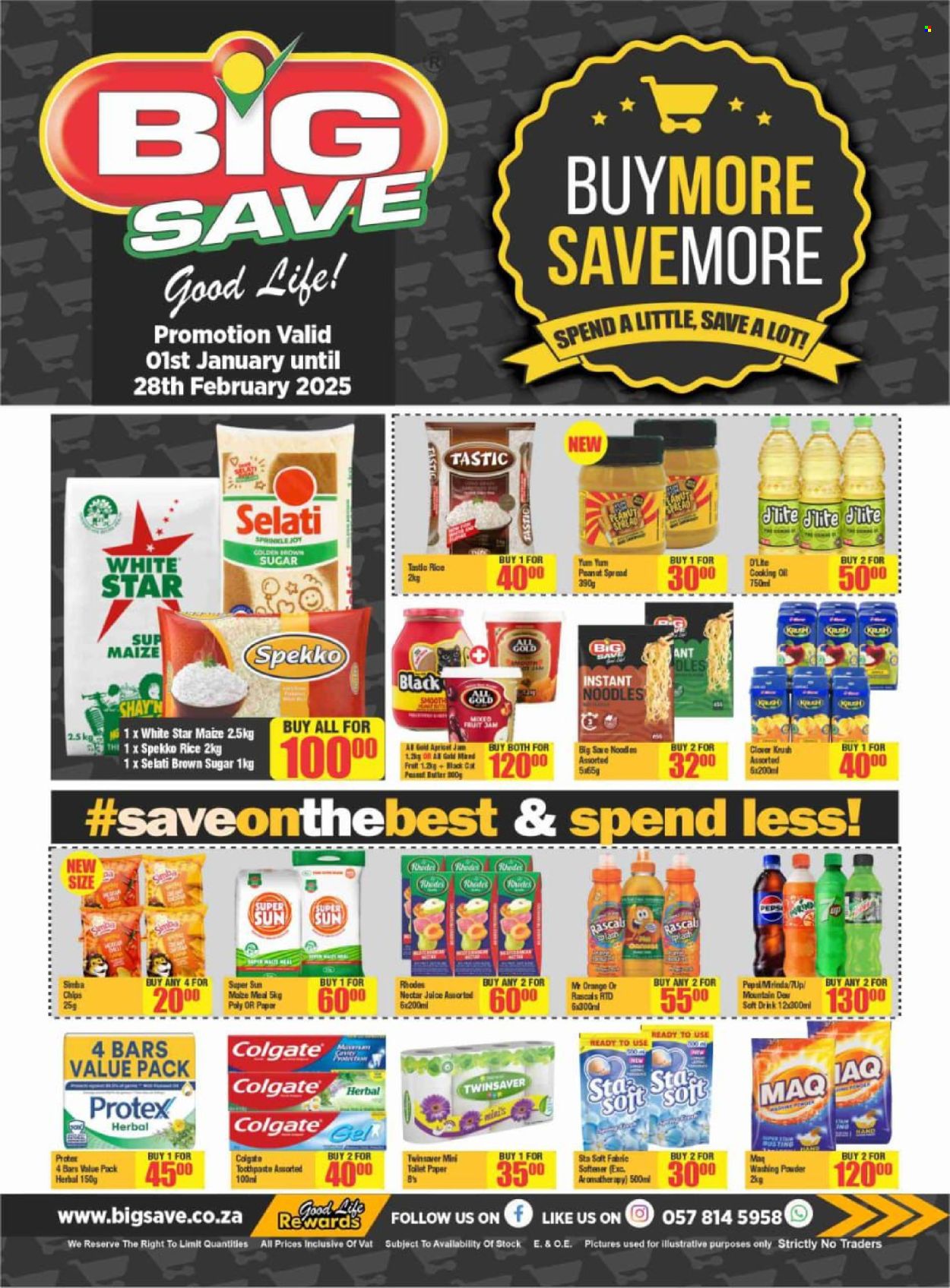 Big Save specials - 01/01/2025 - 28/02/2025. Page 1