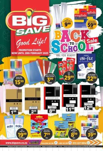 Big Save catalogue  - 08/01/2025 - 28/02/2025.