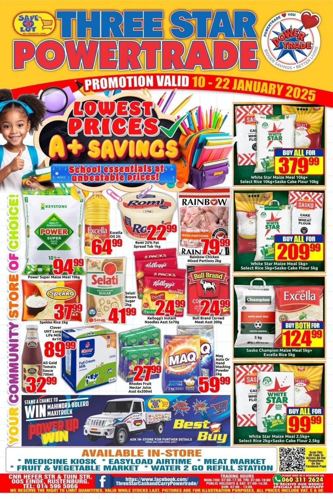 Three Star Cash and Carry specials - 10/01/2025 - 22/01/2025. Page 1