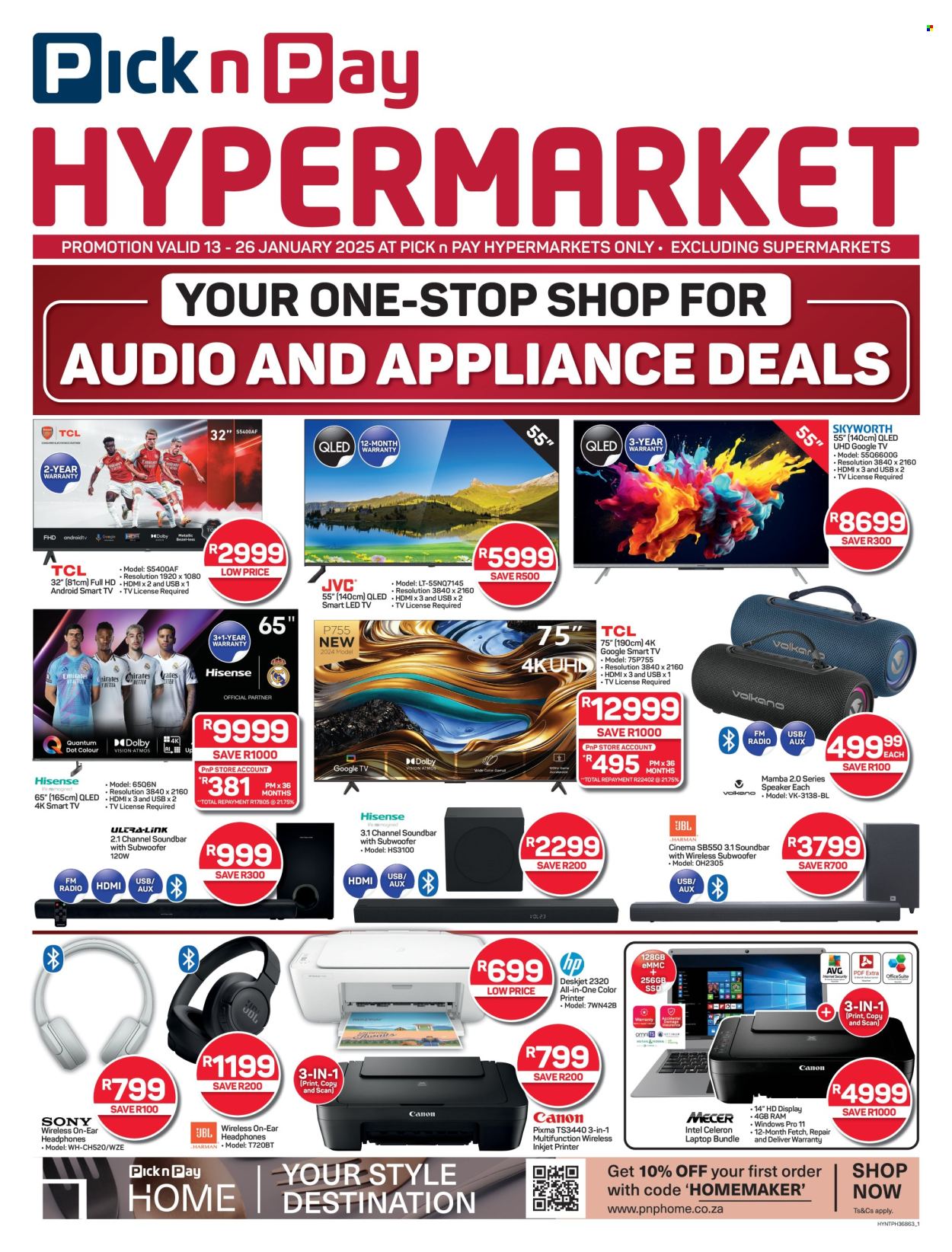 Pick n Pay Hypermarket specials - 13/01/2025 - 26/01/2025. Page 1