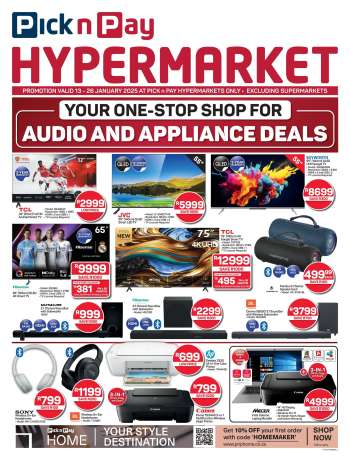 Pick n Pay Hypermarket catalogue  - 13/01/2025 - 26/01/2025.
