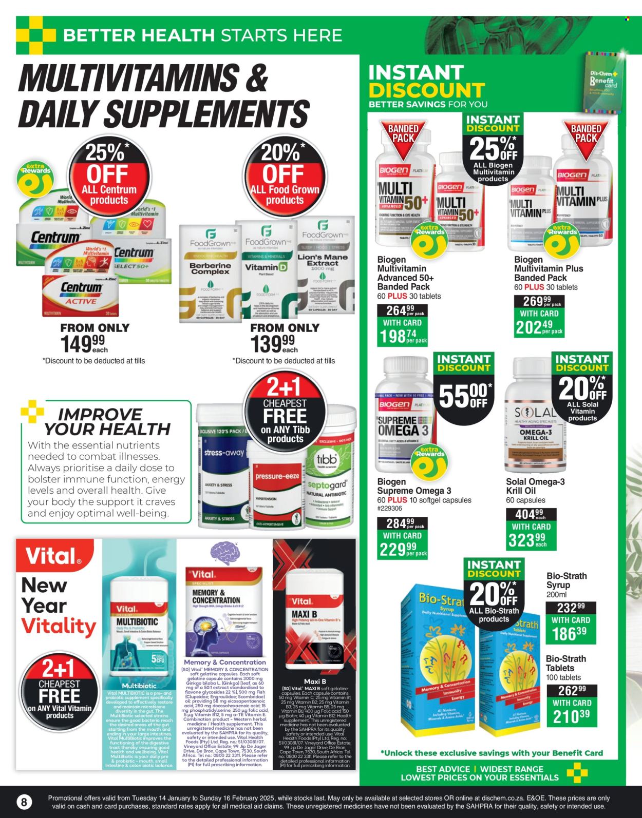 Dis-Chem specials - 14/01/2025 - 16/02/2025. Page 8