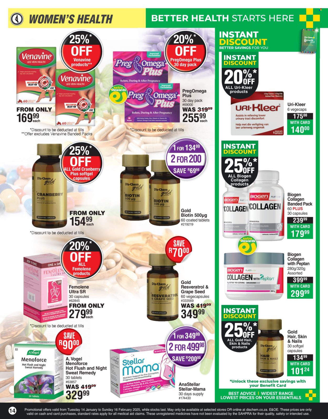 Dis-Chem specials - 14/01/2025 - 16/02/2025. Page 14