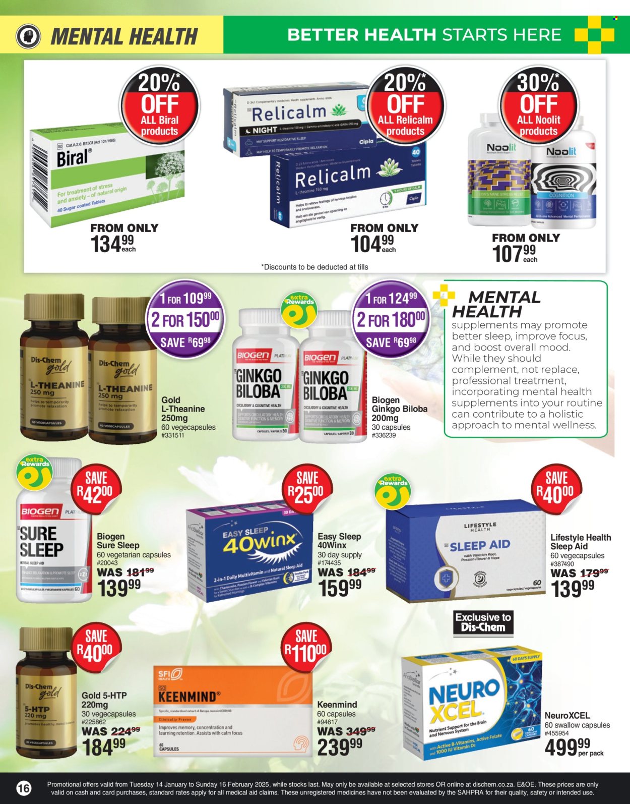 Dis-Chem specials - 14/01/2025 - 16/02/2025. Page 16