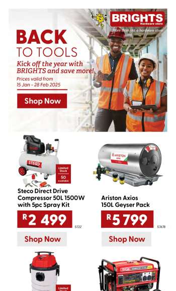 Brights Hardware catalogue  - 15/01/2025 - 28/02/2025.