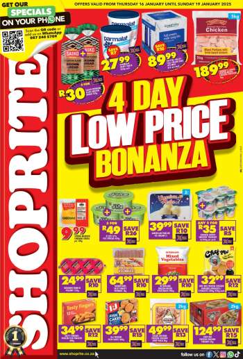 Shoprite catalogue  - 16/01/2025 - 19/01/2025.