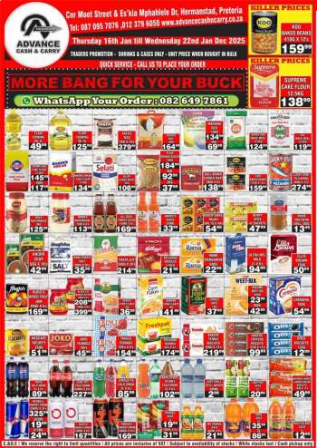 Advance Cash & Carry catalogue  - 16/01/2025 - 22/01/2025.