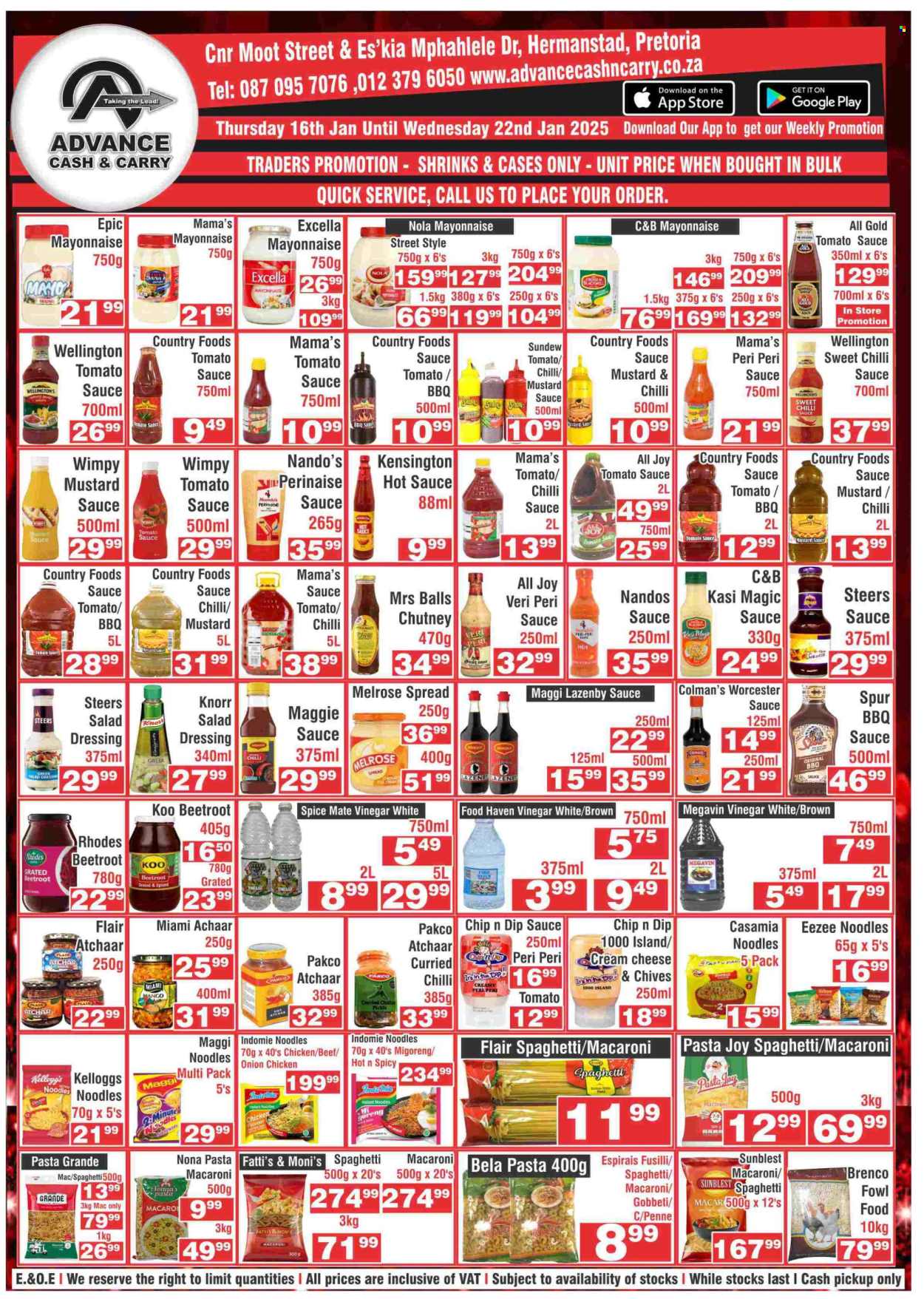 Advance Cash & Carry specials - 16/01/2025 - 22/01/2025. Page 4