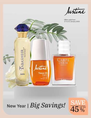 Justine catalogue  - 17/01/2025 - 31/01/2025.