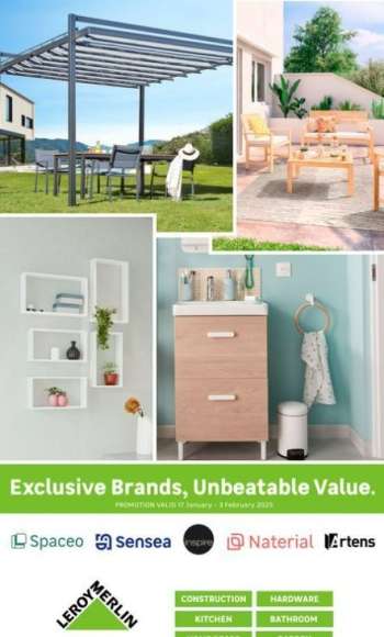 Leroy Merlin catalogue  - 17/01/2025 - 03/02/2025.