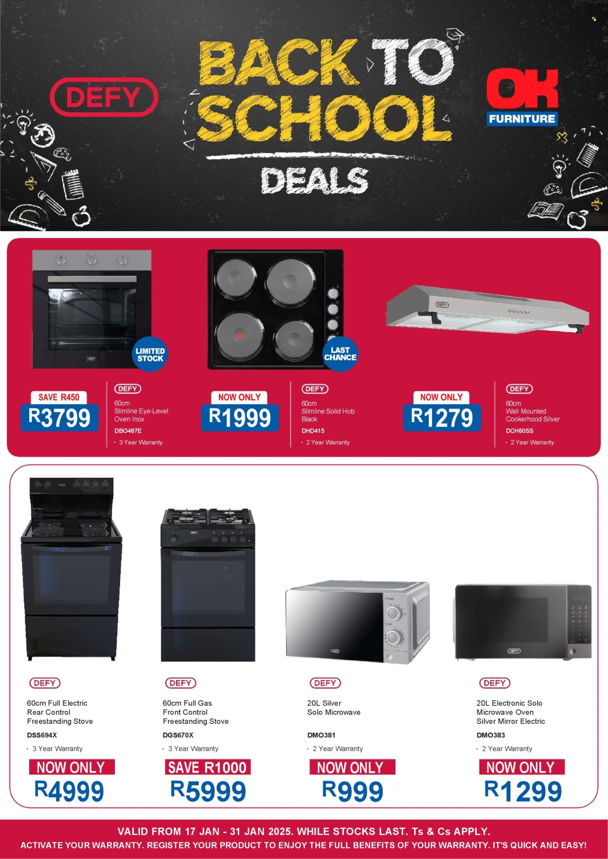 OK Furniture specials - 17/01/2025 - 31/01/2025. Page 1